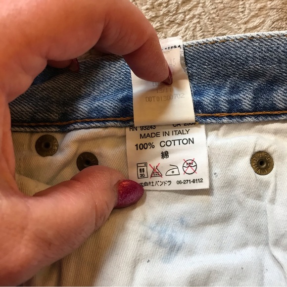 Diesel Industry blue cotton straight jeans 32 x 28 - Picture 6 of 7